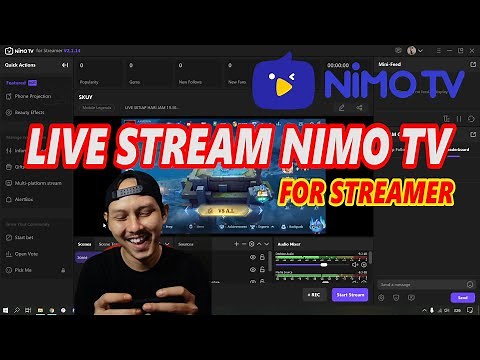 Live Stream di Nimo TV - ( IOS / ANDROID ) . TUTORIAL LENGKAP !!!