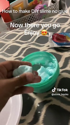 Как сделать слайм без клея и активатора