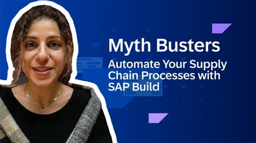 MythBusters: Automate Your Supply Chain Processes with SAP Build | Mauro Salmoiraghi