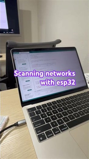 Scanning networks using esp32 with WiFi