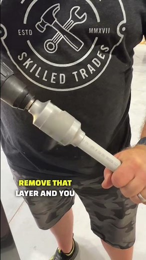 Plumbing PEX pipe with an aluminum layer by Viega #plumbing #pex