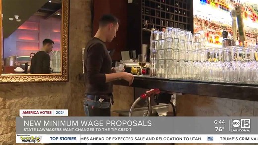 Arizona lawmakers considering change to minimum wage for tipped workers