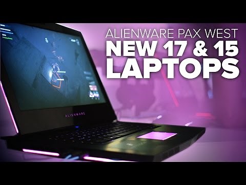 First Look at New Alienware Laptops during PAX West