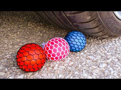 BIG EGG COCA COLA BALLOON VS CAR, Coca Cola Zero, PowerAde, Fanta, Sprite, Fruko and Mentos Diff Und