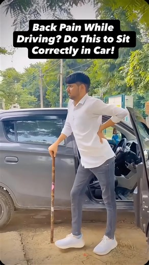 Posture yoga therapy | Many people with back pain make the same mistake while driving — wrong posture! 🚗💺 In this video, I’ll show you the right way to drive if... | Instagram