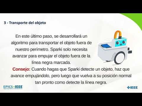 Proyecto EPICS IEEE | Clase 8 del Equipo Azul con el Robot Sparki