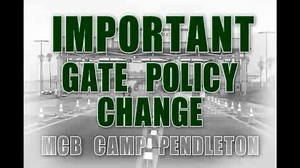 16K views · 170 reactions | IMPORTANT: CAMP PENDLETON GATE POLICY CHANGE. We advise all of our residents to familiarize themselves with the new changes regarding sponsorship of visitors onto the base. | Camp Pendleton | Facebook