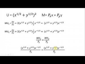 CES Utility: Solving for Compensated and Ordinary Demand Functions