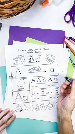 Want this fun ABC freebie? Click here to grab your copy: https://therelaxedhomeschool.lpages.co/caterpillar-abc-workbook-ig/ | The Brilliant Homeschool | Facebook