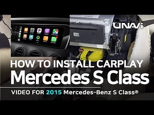 How to install APPLE CARPLAY & Android Auto for 2015 MERCEDES S CLASS