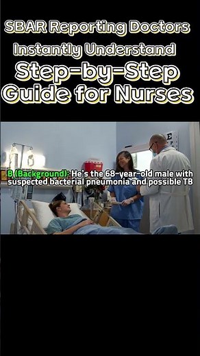 How to Give an SBAR Report for Sputum Collection – Nurse-to-Doctor Communication Example #usnurse