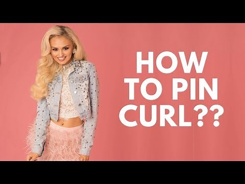 How to Pin Curl hair!?! - Hair curling tutorial - I BURN MYSELF!!😂😂