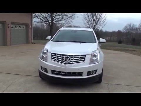 2013 CADILLAC SRX 4 PREMIUM COLLECTION PLATINUM WHITE DVD NAV USED FOR SALE INFO WWW SUNSETMOTORS C