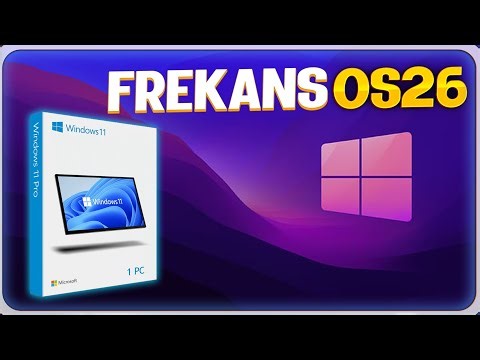 🔴FrekansOS 2026 Çıktı! Oyuncular için Hızlı Windows Sürümü 26H1