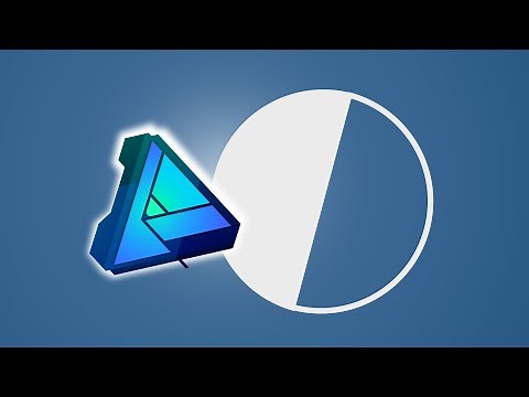 Affinity Designer: Halbkreis erstellen