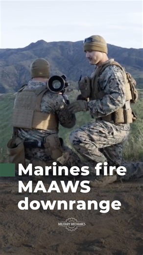 U.S. Marines fire the M3E1 Carl Gustaf, an 84mm recoilless weapon system, demonstrating its ability to destroy armored targets with precision, versatility, and powerful infantry-level firepower during live-fire training. | Military Mechanics