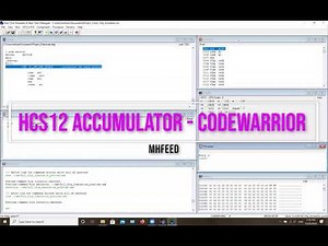 HCS12 accumulators (registers) in Assembly language - Codewarrior (For beginners)