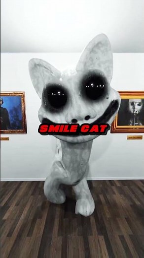 ☁️ BACKROOMS ☁️ - What if you PET The SMILE CAT ENTITY? - Found Footage