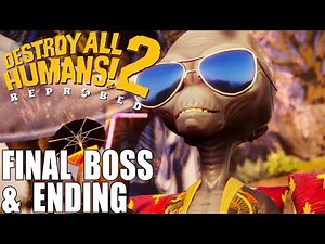 Destroy All Humans 2 Reprobed - Final Boss + Ending Cutscenes