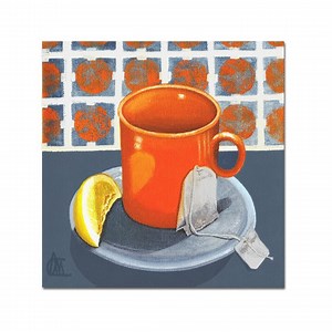 Kitchen Art Print 3x3 to 8x8, Wall Art for the Kitchen or Dining Room, Retro Art Print of Tea and Lemon, Small Art Prints, Square Artwork. - Etsy