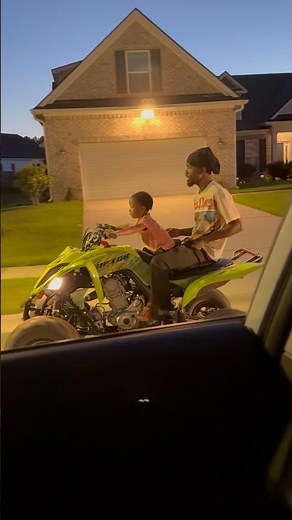 My Son Drives RAPTOR 700r For The First Time #shorts