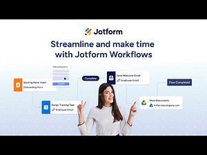 Webinar: Streamline and Make Time With Jotform Workflows