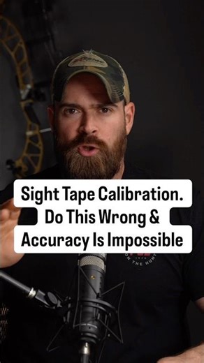 Sight tapes are were a lot of archers screw up. #archery #archerylife