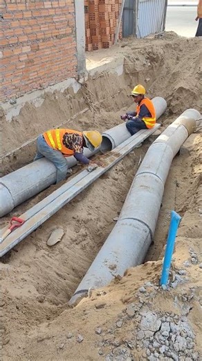 How to Install Underground Concrete Pipes Properly | Civil Construction