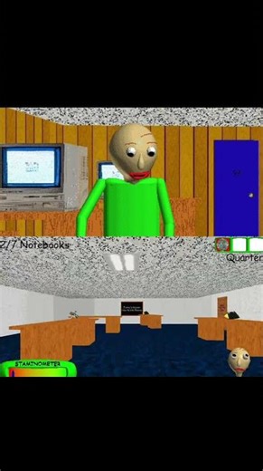 Baldi plays his game - (Baldi's Basics animation) #baldi #baldisbasics #baldisbasicsplus