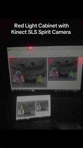 Red Light Cabinet with Kinect SLS spirit camera #horse #mediumship