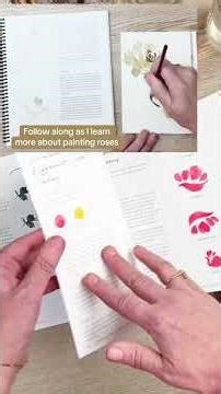 Botanical watercolor painting for beginners