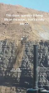 2.1M views · 7.3K reactions | Dozer operator living on the EDGE...  @thewhitto / TIKTOK | Jobs in Mining | Facebook