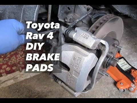 DIY How to change Toyota Rav4 Brake Pads 2006-2012 Duralast Autozone