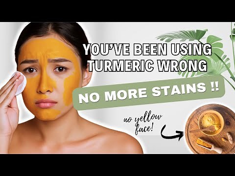 How to Use Turmeric on Your Face Without Staining |Clear Acne, Brighten Skin & Get Glowing Naturally