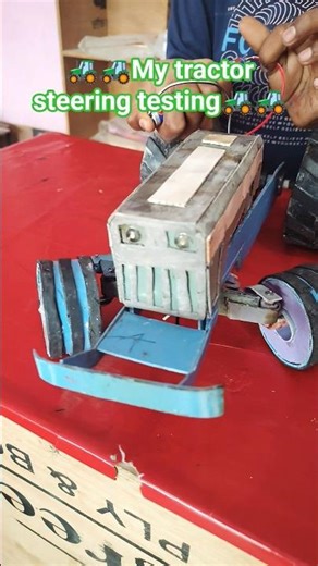 my tractor steering system testing#toys #viralvideo