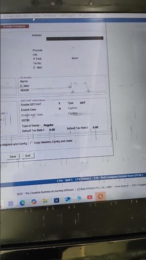How to create a company in busy software #busy #busy#software #Learncomputerstudy