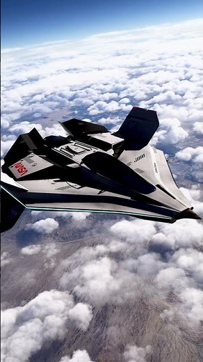 NASA's new "Voyager"-class starship is seen shortly after re-entry from space.