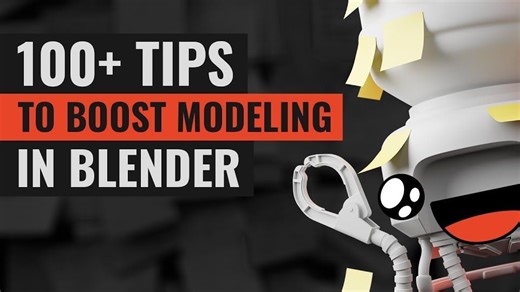 [GPT4精翻]Blender建模从入门带到入坟的100 技巧，大揭秘！！ 必看