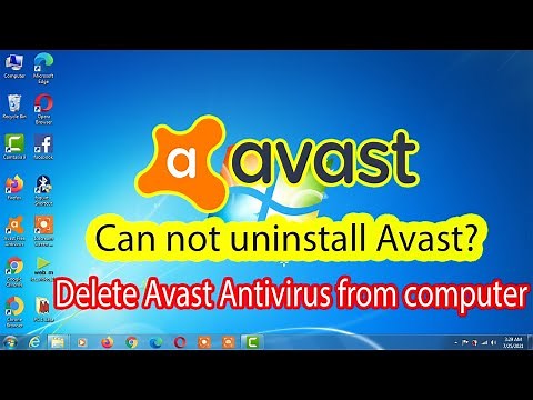 How to uninstall avast antivirus in windows 7 || Fix avast won't uninstall