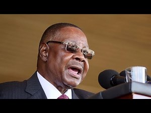 Malawian President condemns disputed poll protests