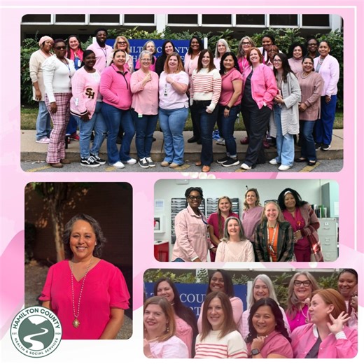 Today we wear pink and pearls to raise awareness for women’s health, breast cancer (pink) and lung cancer (pearl), because early detection makes all the difference. Let’s encourage screenings, support survivors, and stand together in hope. Don’t wait and schedule your screenings today. For more information on Tobacco Prevention call 423-209-8203 and for TN Breast & Cervical Cancer Screenings call 423-209-8009. | Hamilton County Health Department