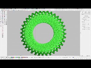 wilcom design softwer make the Pakri stitch.computer embroidery design