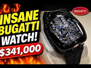 This Watch Has a W16 Engine Inside… and Costs $341,000, Jacob Bugatti Chiron