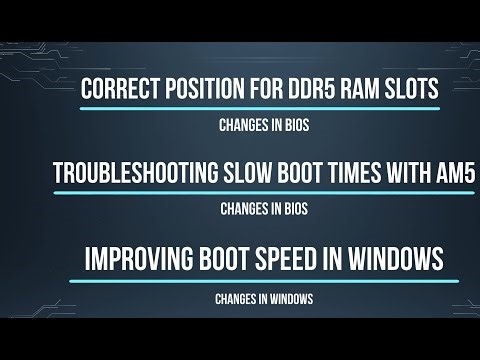 Fix AM5 Boot Issues: Correct DDR5 Installation & Speed Up Startup Time!