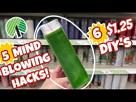 You Won't Believe these 5 HACKS and 6 DIY's USE these DOLLAR TREE Candles To Make BRILLIANT GIFTS!