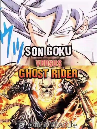 Ghost Rider vs Goku | Edit Battle