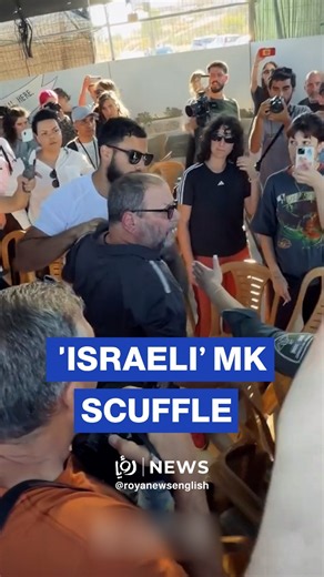‘Israeli’ MK Ofer Cassif shoved by police at Palestinian activist memorial