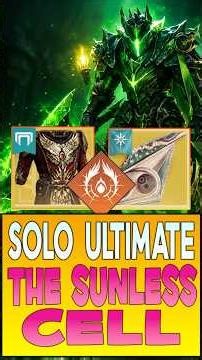 Solar Warlock Starfire Protocol Build | Solo Flawless Ultimate The Sunless Cell | Destiny 2
