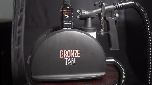 Watch How to use the Bronze Tan Spray Tan Machine on Amazon Live