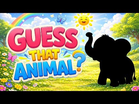 Guess the Animal Song + Animal Guessing Game for Kids | Can You Guess the Animal?